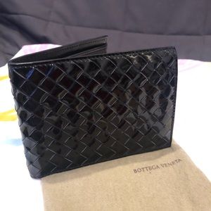 RARE Authentic Bottega Veneta Patent Men’s Wallet